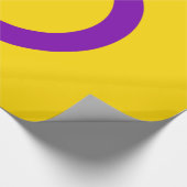 Intersekse vlag cadeaupapier (Hoek)