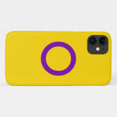 Intersekse vlag Case-Mate iPhone case (Achterkant (horizontaal))