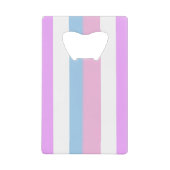 Intersekse vlag creditkaart flessenopener (Voorkant)