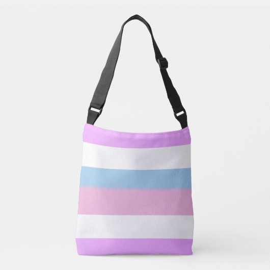 Intersekse vlag crossbody tas (Voorkant)