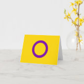 Intersekse vlag kaart (Gele Bloem)