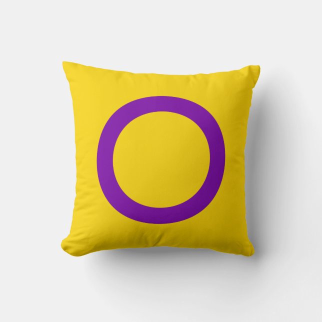 Intersekse vlag kussen (Voorkant)
