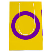 Intersekse vlag medium cadeauzakje (Achterkant)