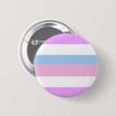 Intersekse vlag ronde button 5,7 cm (Voorkant /achterkant)
