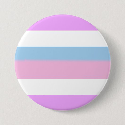 Intersekse vlag ronde button 7,6 cm (Voorkant)
