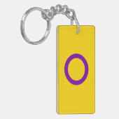 Intersekse vlag sleutelhanger (Voorkant Links)