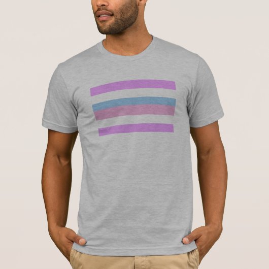 Intersekse vlag t-shirt (Voorkant)