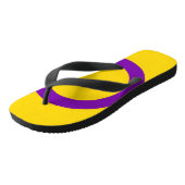 Intersekse vlag teenslippers (Schuin)