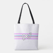 Intersekse vlag tote bag (Achterkant)