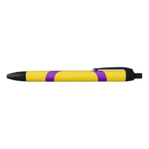 Intersekse vlag zwarte inkt pen