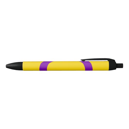 Intersekse vlag zwarte inkt pen (Bovenkant)