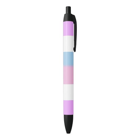 Intersekse vlag zwarte inkt pen (Achterkant (Verticaal))