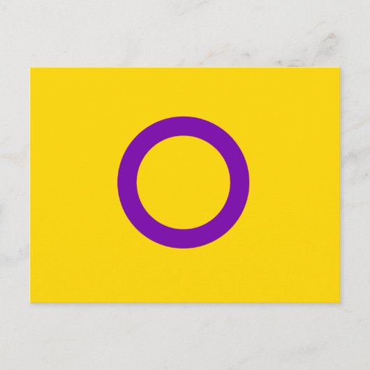 INTERSEKSUELE PRIDE BRIEFKAART (Voorkant)