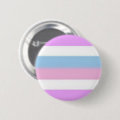 interseksuele vlag ronde button 5,7 cm (Voorkant /achterkant)