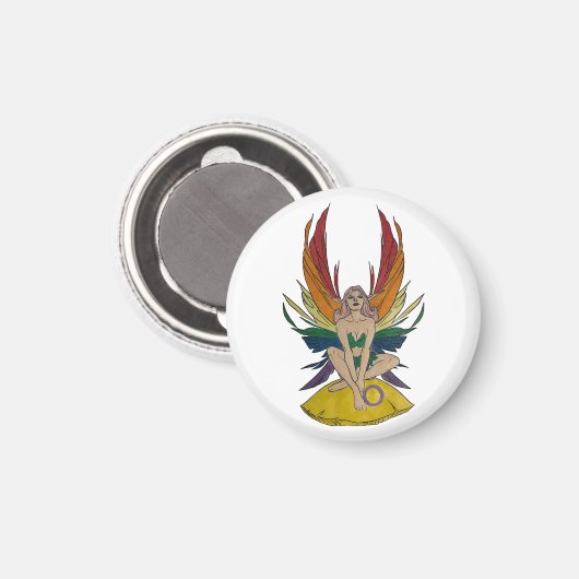 Intersex Faerie Magneet (Voorkant / Achterkant)