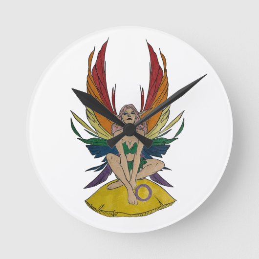 Intersex Faerie Ronde Klok (Voorkant)