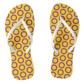 Intersex Flag Teenslippers (Voetbed)