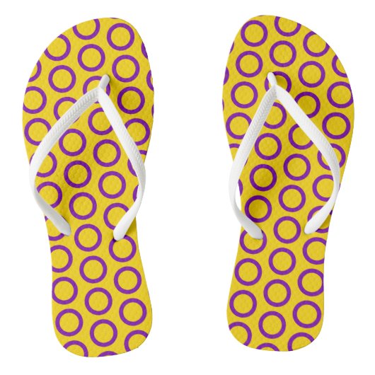 Intersex Flag Teenslippers (Voetbed)