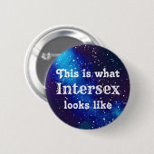 Intersex  Galaxy Identity Ronde Button 5,7 Cm (Voorkant /achterkant)