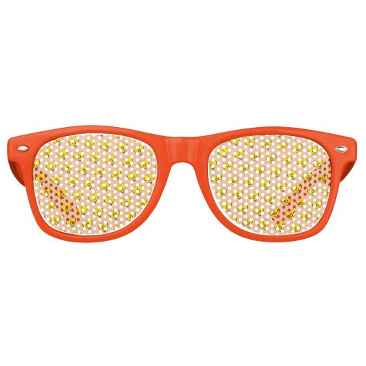 Intersex Hart Patroon Retro Zonnebril (Voorkant)