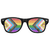 Intersex Inclusive Pride Flag Zonnebril (Voorkant)