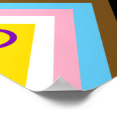 Intersex Inclusive Progress Pride Flag Poster (Hoek)