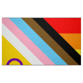 Intersex Inclusive Progress Pride Flag Stof (Fat Quarter)
