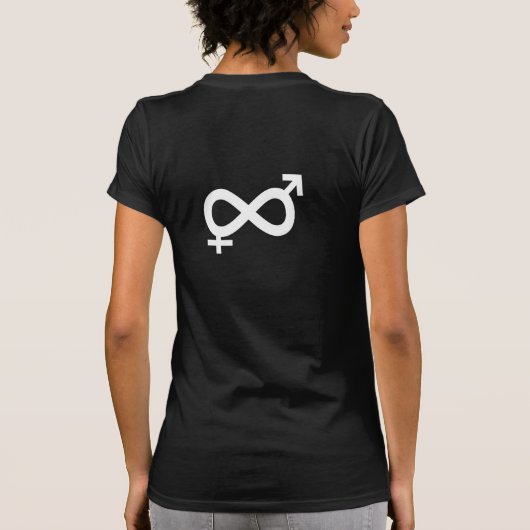 INTERSEX INFINTE SYMBOL WHITE T-SHIRT (Achterkant)