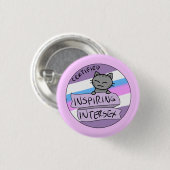 Intersex inspireren ronde button 3,2 cm (Voorkant /achterkant)