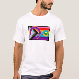 Intersex Neurodivergent Progressive Pride Flag T-shirt