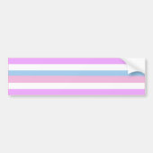 INTERSEX PRIDE FLAG BAR BUMPERSTICKER (Voorkant)