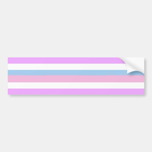 Intersex Pride Flag Bumpersticker (Voorkant)
