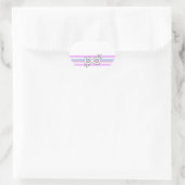 Intersex Pride Flag Hart Sticker (Tas)