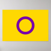Intersex Pride flag Poster (Voorkant)