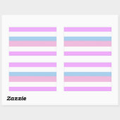 Intersex Pride Flag Rechthoekige Sticker (Vel)