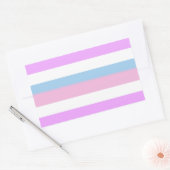 Intersex Pride Flag Rechthoekige Sticker (Envelop)