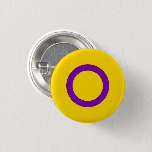Intersex Pride Flag Ronde Button 3,2 Cm (Voorkant /achterkant)