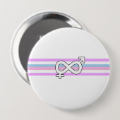 Intersex Pride Flag Ronde Button 4,0 Cm (Voorkant /achterkant)