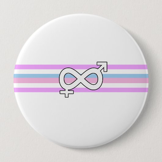 Intersex Pride Flag Ronde Button 4,0 Cm (Voorkant)