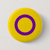 Intersex Pride Flag Ronde Button 5,7 Cm (Voorkant)