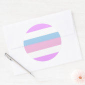 Intersex Pride Flag Ronde Sticker (Envelop)
