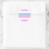Intersex Pride Flag Ronde Sticker (Tas)