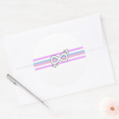 Intersex Pride Flag Ronde Sticker (Envelop)