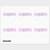 Intersex Pride Flag Ronde Sticker (Vel)