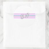 Intersex Pride Flag Ronde Sticker (Tas)