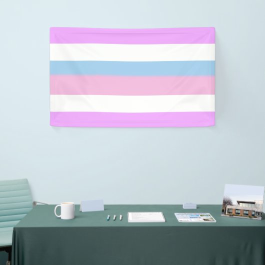 Intersex Pride Flag Spandoek (Beurs)