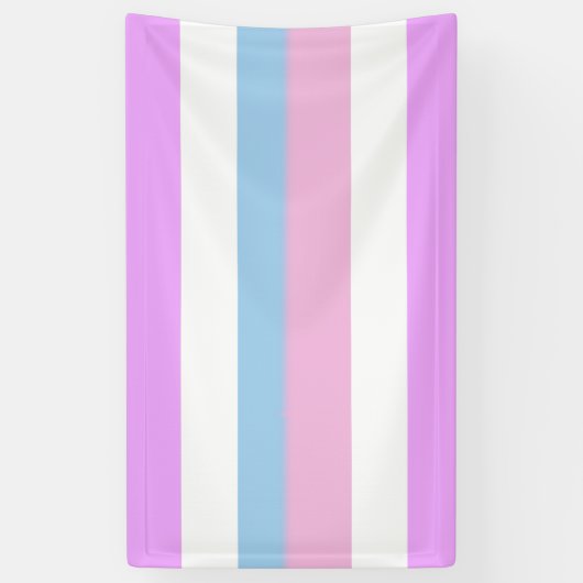Intersex Pride Flag Spandoek (Verticaal)