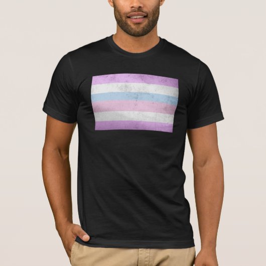 Intersex Pride Flag T-shirt (Voorkant)
