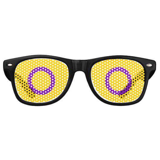 Intersex Pride Flag Zonnebril (Voorkant)