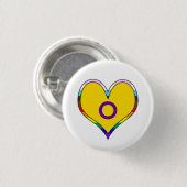 Intersex Pride Heart Button (Voorkant /achterkant)